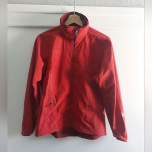 Patagonia H2NO Windbreaker Jacket Red Full zip up Logo Outdoors S Waterproof
